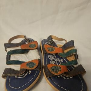 Woman's Multi-Color Sandals